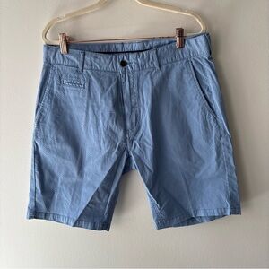 Toscano Blue Flat Front Casual Shorts Sz‎ 34